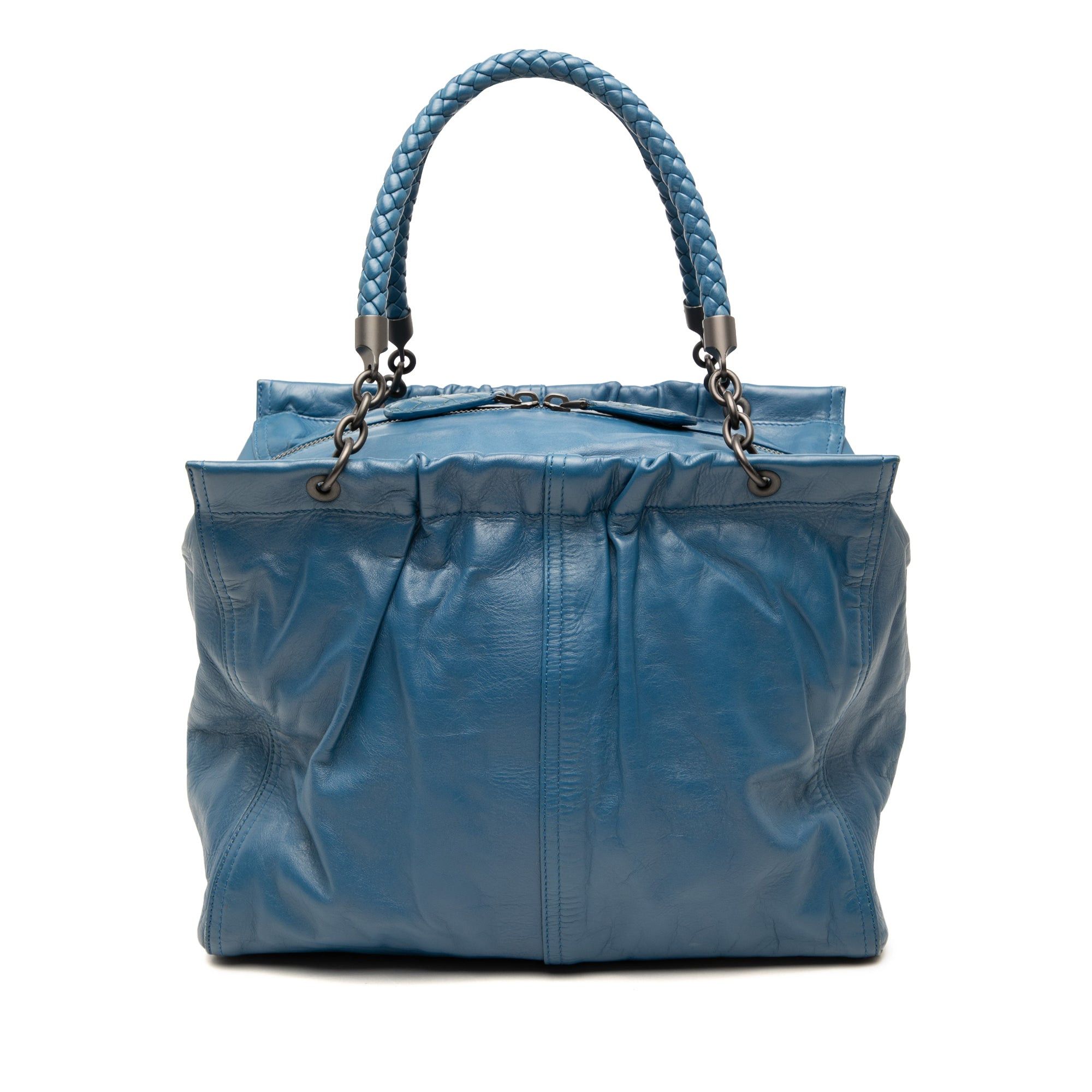Bottega Veneta Nappa Intrecciato Trimmed Handbag Size ONE SIZE - 1 Thumbnail