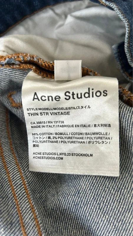aa . 29 . THIN STR VINTAGE - BLUE DENIM - 29X34 - MII