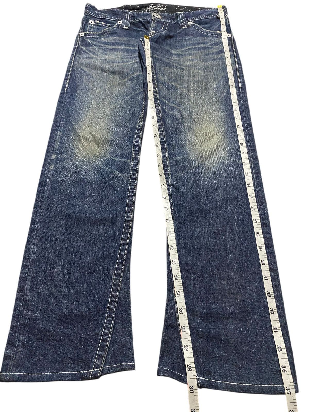 Visvim Japanese Brand Rodeo Crown Mud Wash Straight Fit Jeans Size US 32 / EU 48 - 14 Thumbnail