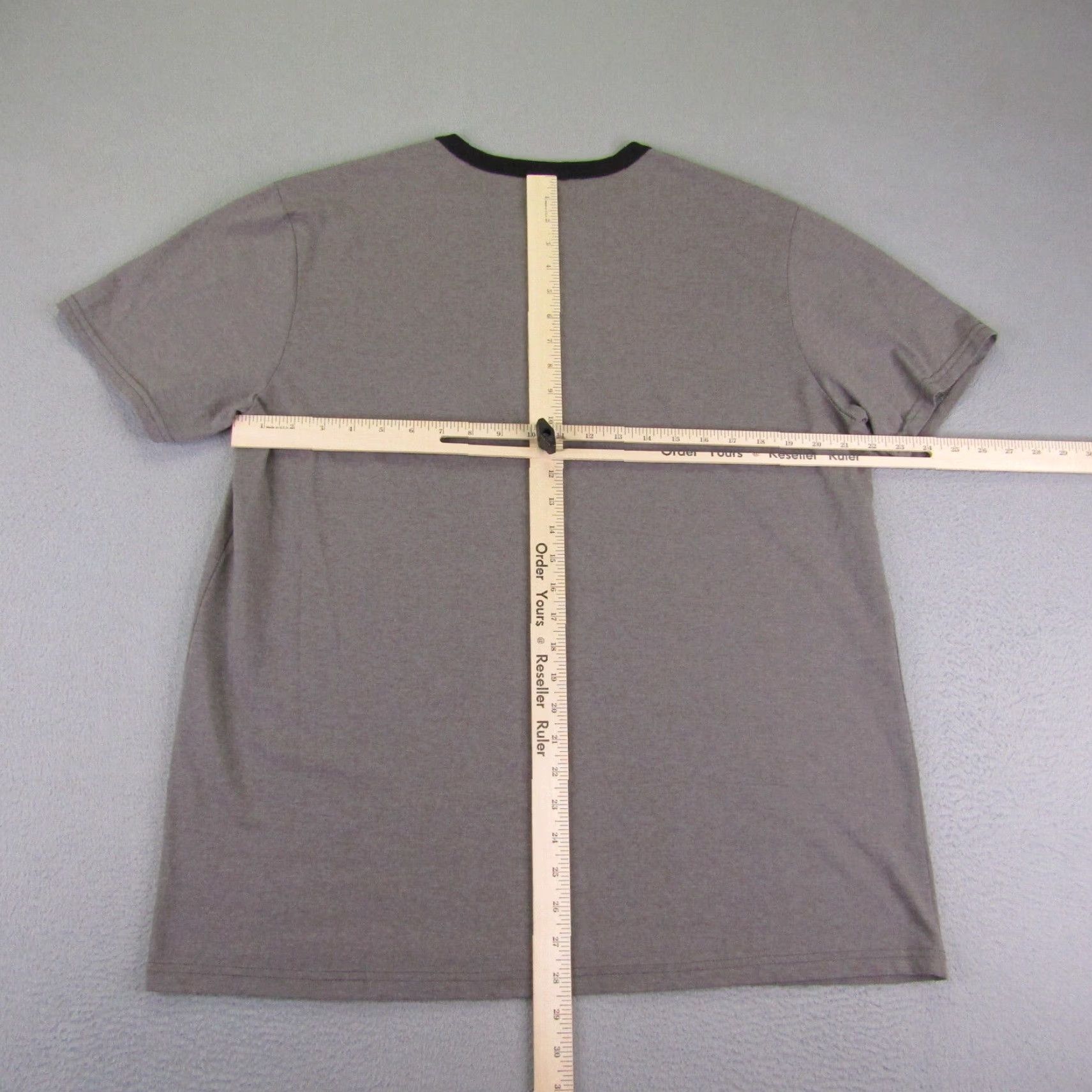 Disney VINTAGE Disney Shirt Mens XL Gray Mickey Mouse Club Mouseketeer Ringer Tee Crew Neck Short Sleeve Cotton Logo 90s Mens Size US XL / EU 56 / 4 - 4 Thumbnail