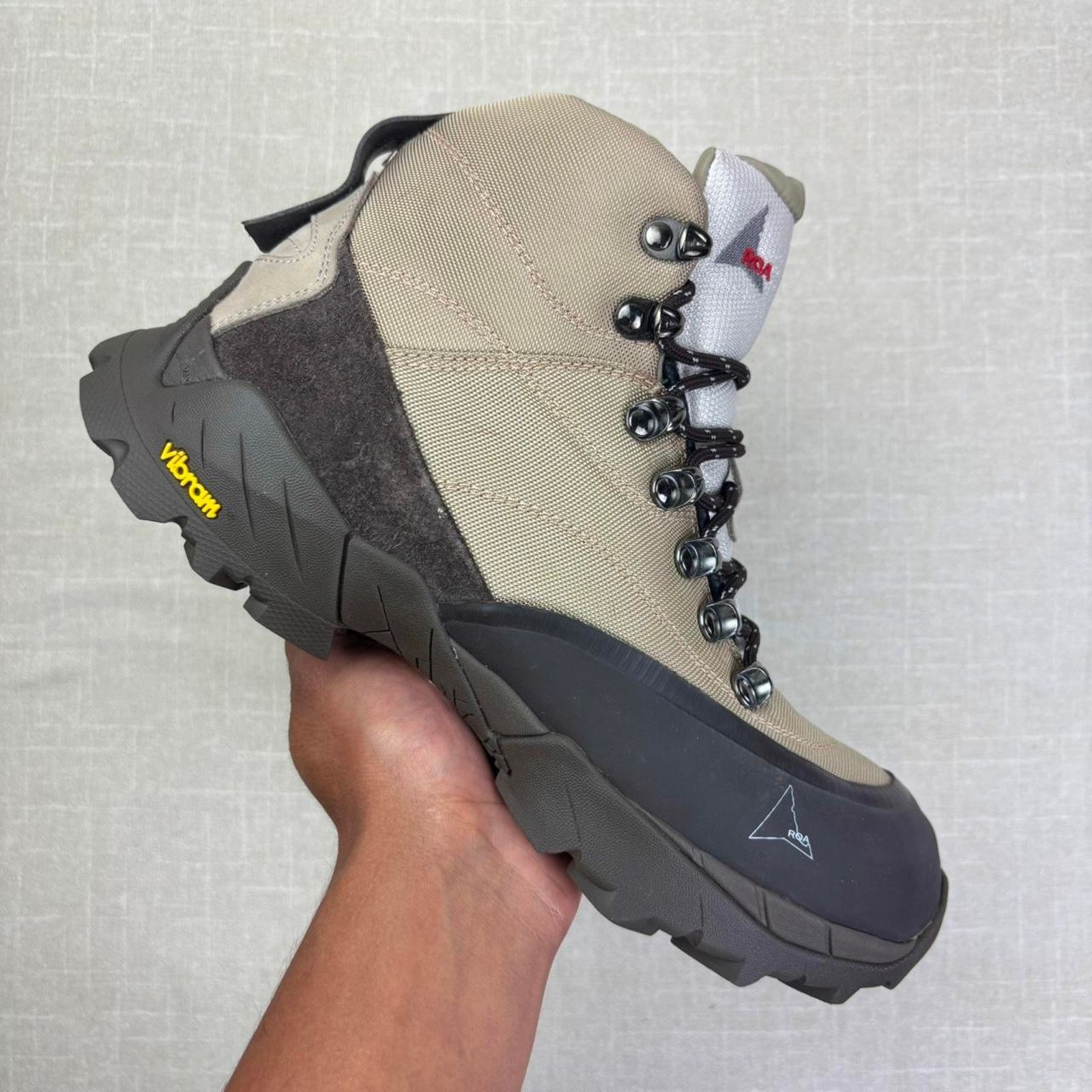 ROA 🍂 Roa Andreas Strap “Taupe Brown” Size US 7 / EU 40 - 1 Thumbnail