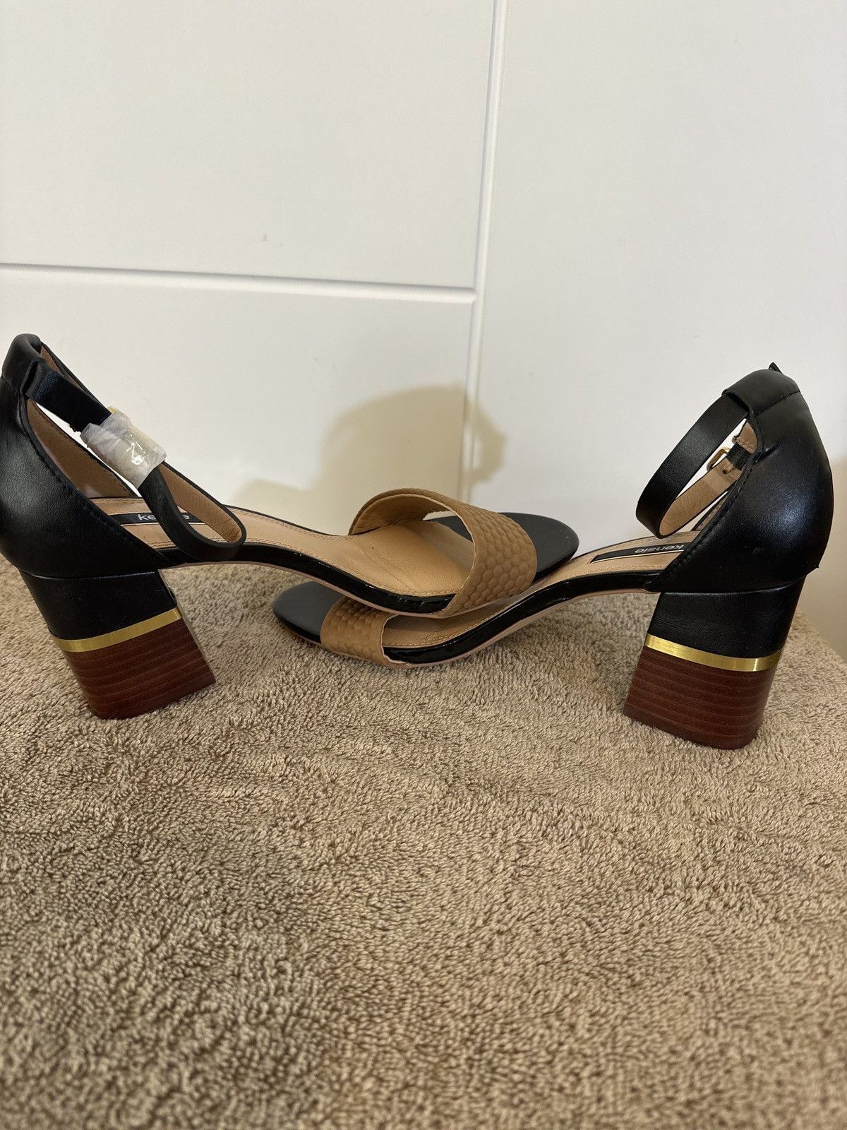 Other Kensie Estan Ankle Strap Block Heel Dress Sndals Size US 9 / IT 39 - 5 Thumbnail