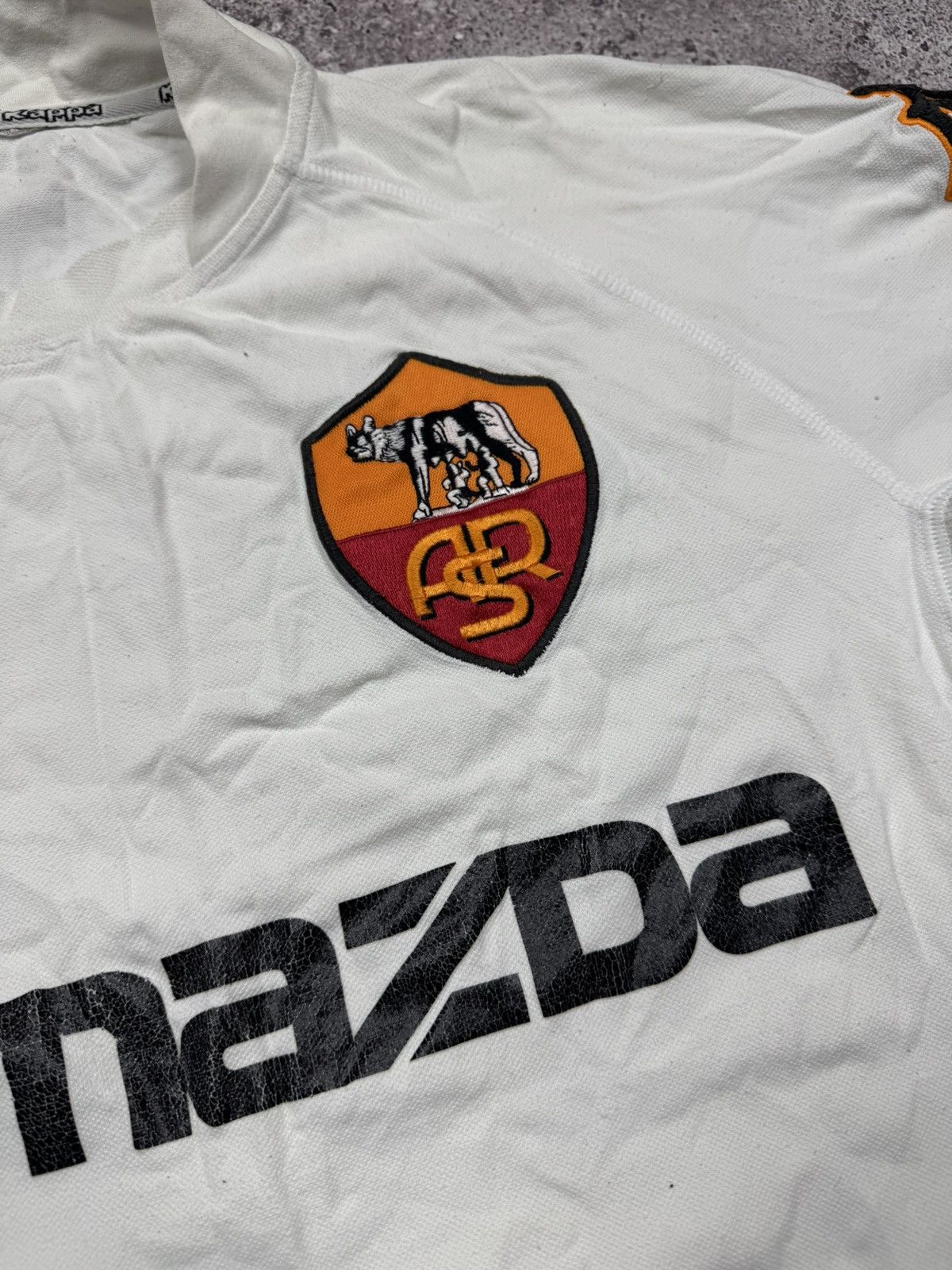 Kappa VERY RARE KAPPA AS ROMA ITALY SOCCER JERSEY RETRO Y2K 00s Size US L / EU 52-54 / 3 - 6 Thumbnail