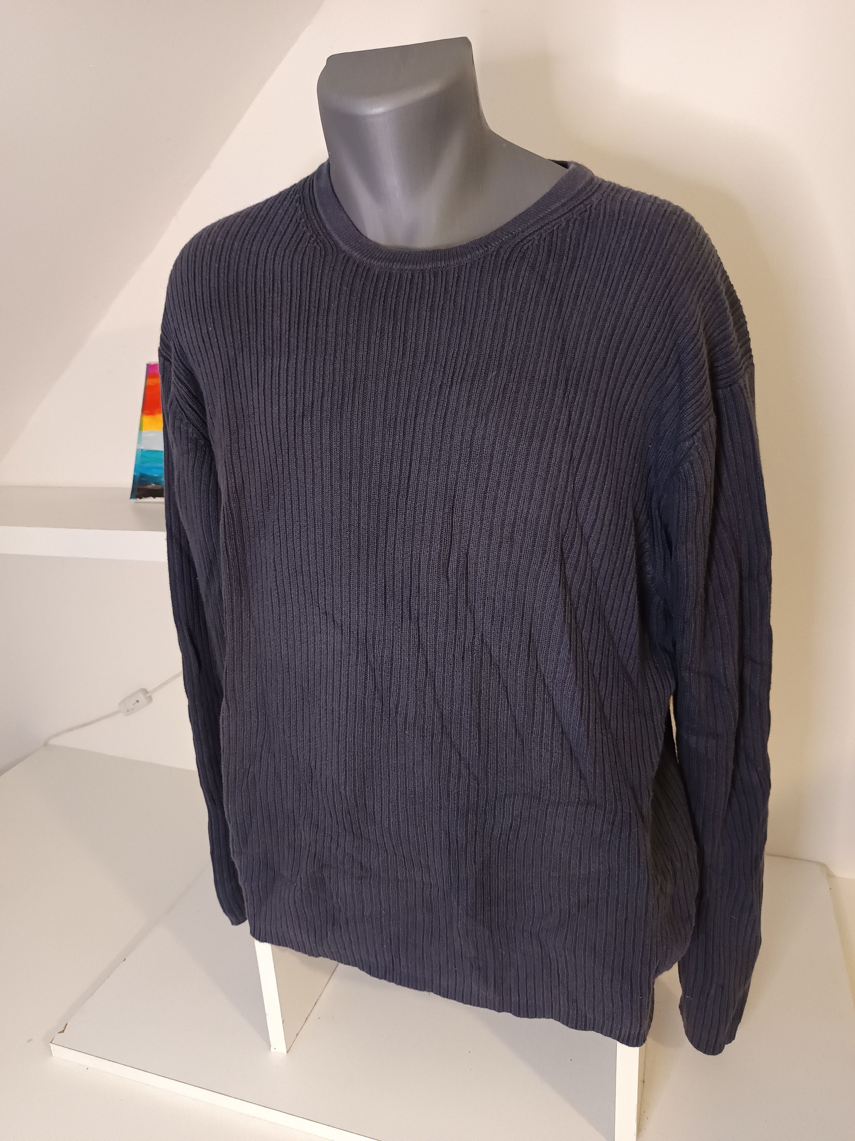 Calvin Klein Calvin Klein bleu sweater Size US XL / EU 56 / 4 - 1 Thumbnail