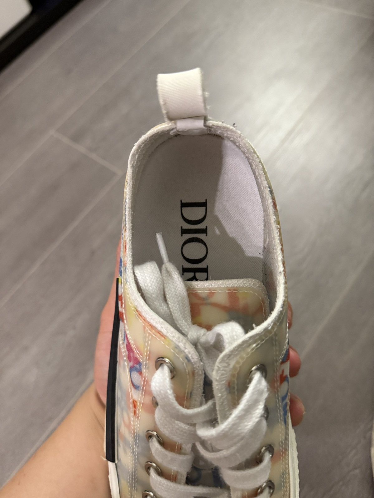 Dior Dior B23 Low Top MULTICOLOR Oblique Size US 8 / EU 41 - 7 Thumbnail