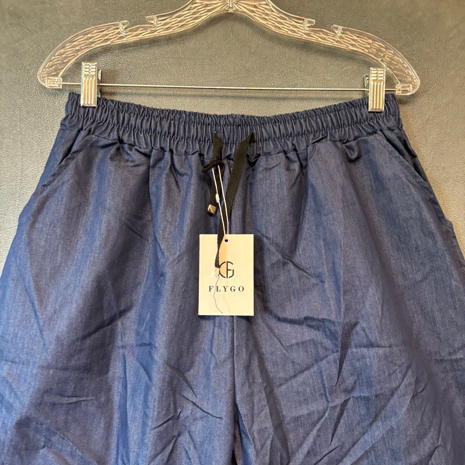 Other FlyGo Cropped Lightweight Jeans Flare Stretchy Waist Short Size 28" / US 6 / IT 42 - 8 Thumbnail