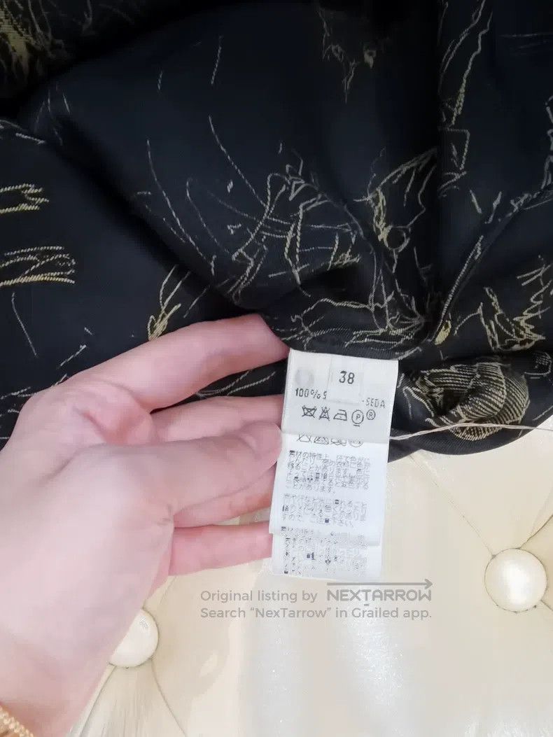 Hermes Hermes Ribbon-tied silk shirt top Size XS / US 0-2 / IT 36-38 - 5 Thumbnail