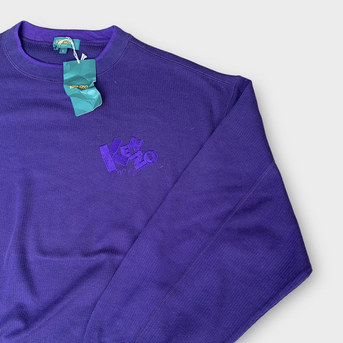 Kenzo Kenzo Golf Crewneck Sweatshirt Embroidered Logo Size US L / EU 52-54 / 3 - 6 Thumbnail