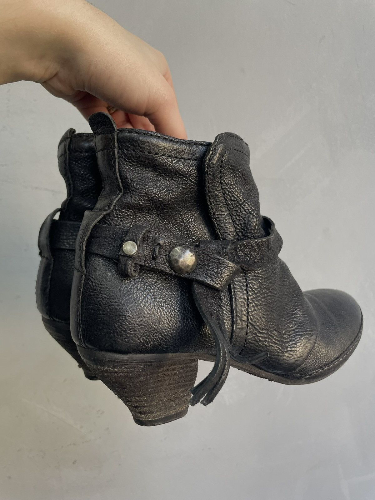 Trippen Rare A.S. 98 Leather gothic boots avant garde vibe 90s Size US 7 / IT 37 - 2 Thumbnail