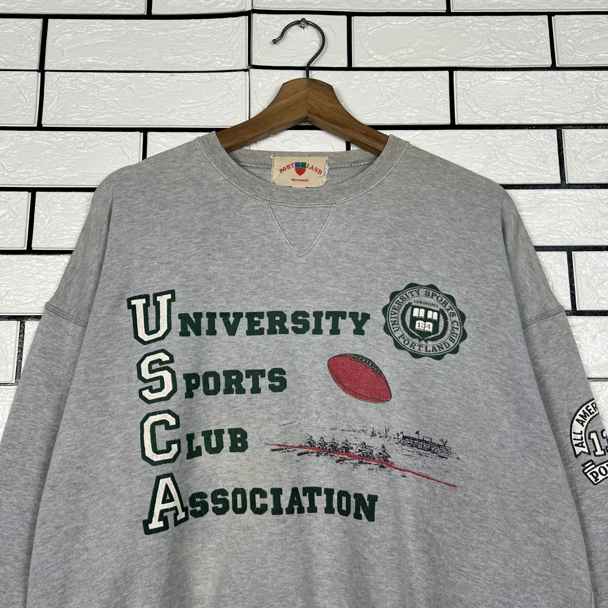 Vintage Vintage UNIVERSITY SPORT CLUB PORTLAND Sweatshirt #3972-C181 Size US L / EU 52-54 / 3 - 2 Thumbnail
