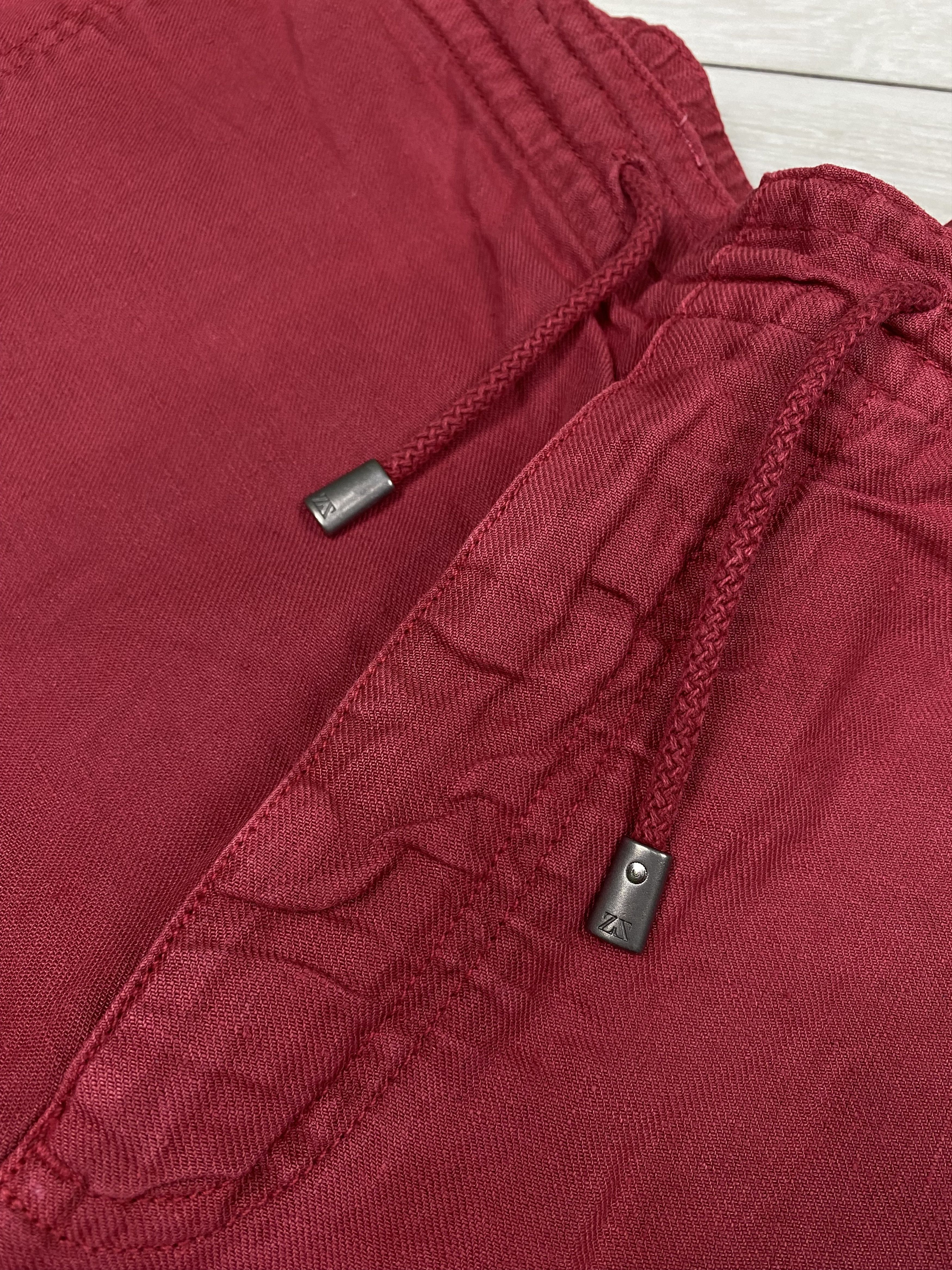 Ermenegildo Zegna Vintage Zegna sport red linen shorts size s-m Size US 31 - 9 Thumbnail