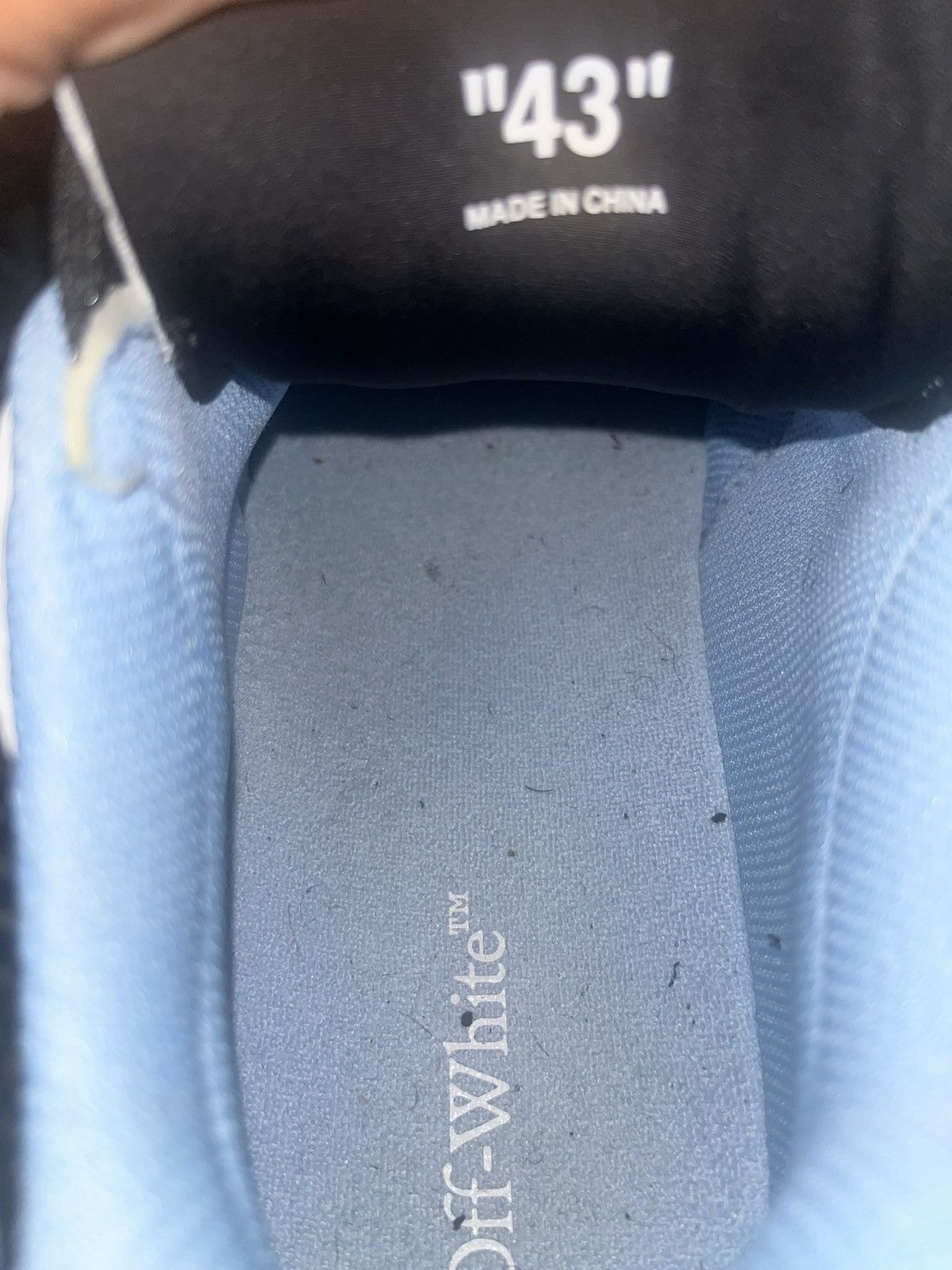 Off-White Off-White Glove Slip On Light Blue Size US 10 / EU 43 - 5 Thumbnail