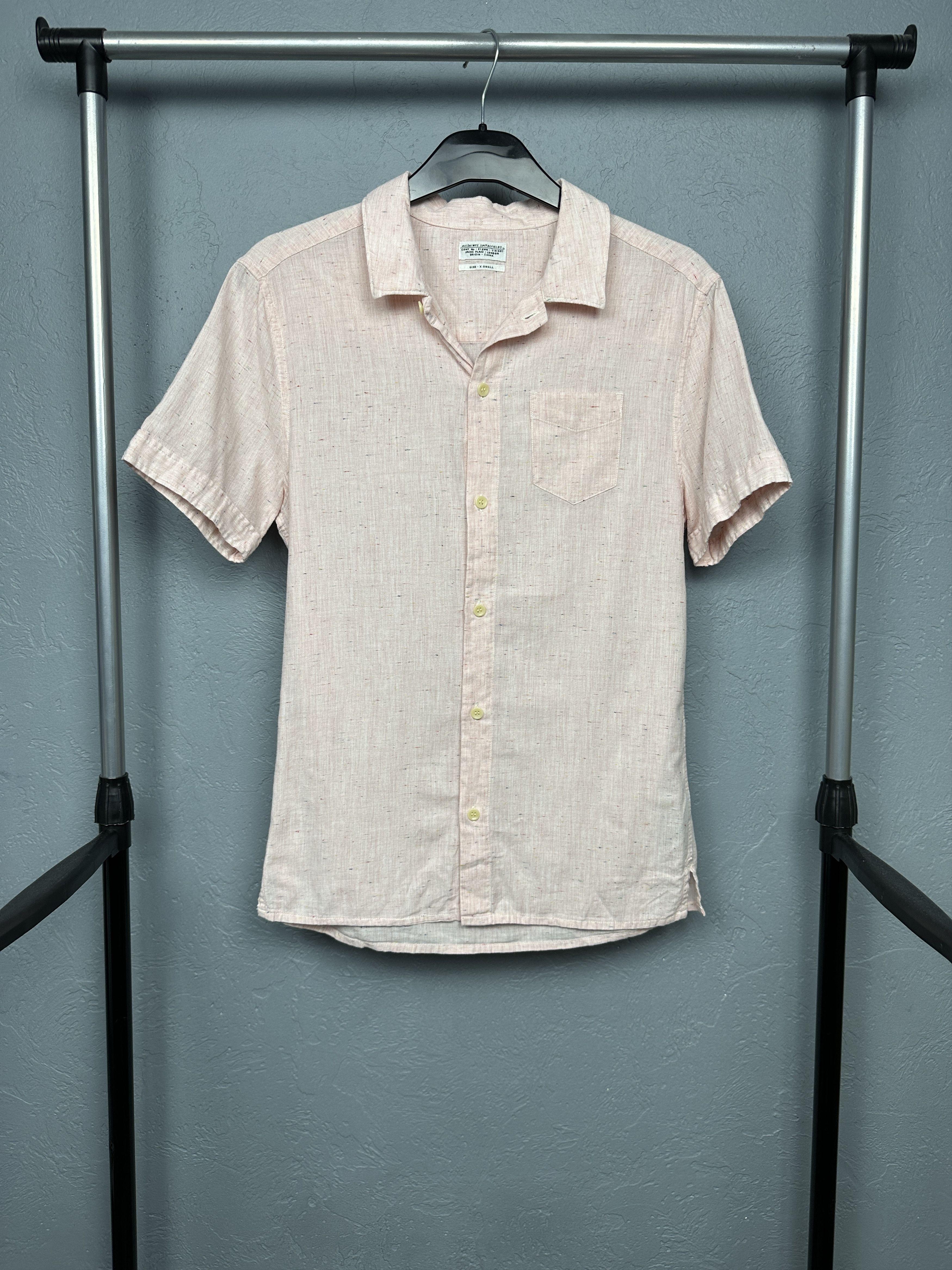 Allsaints Allsaints Mens Bureau Hawaiian Shirt Size US XS / EU 42 / 0 - 1 Thumbnail