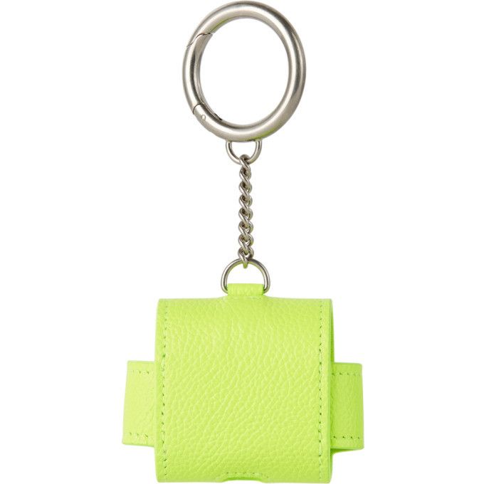Balenciaga o1s1rm1124 Size: OS / Cash EarPods Pro Holder in Yellow Size ONE SIZE - 2 Thumbnail
