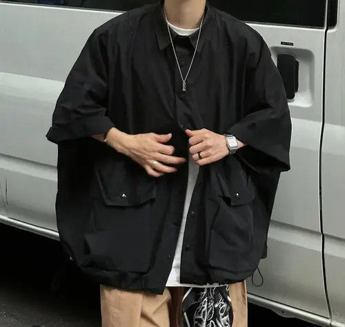 Other Japanese Style Black Oversized Shirt Size US M / EU 48-50 / 2 - 3 Thumbnail