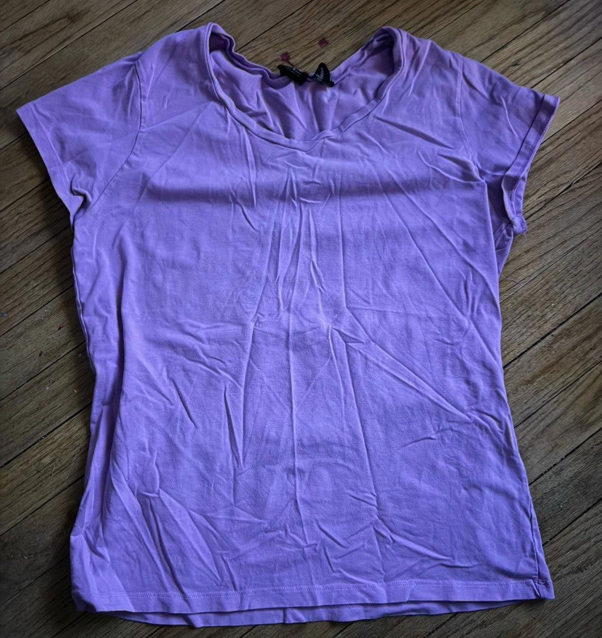 Designer XL Purple Work Out Shirt Size XL / US 12-14 / IT 48-50 - 1 Thumbnail