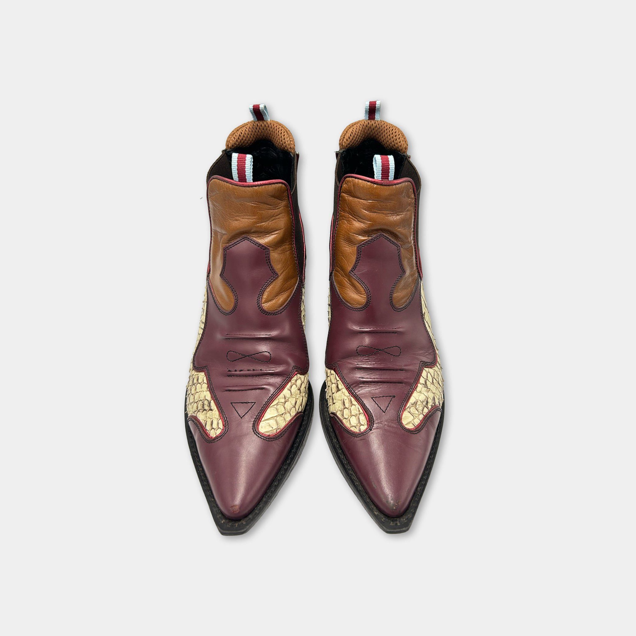 Miu Miu Miu Miu FW99 Snakeskin Shoes Size US 7 / IT 37 - 3 Thumbnail
