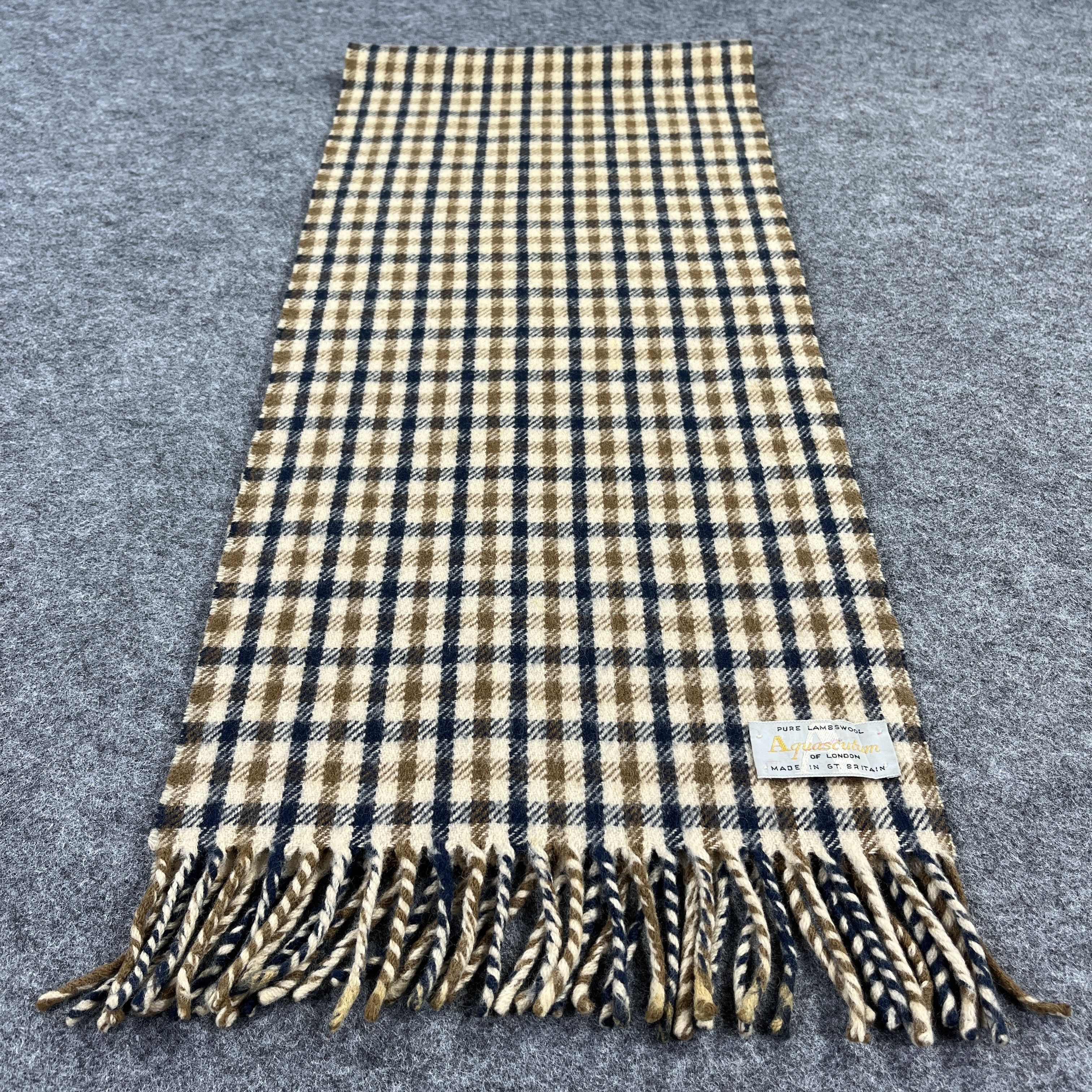 Aquascutum Aquascutum Scarf / Muffler / Neckwear T993 Size ONE SIZE - 2 Thumbnail