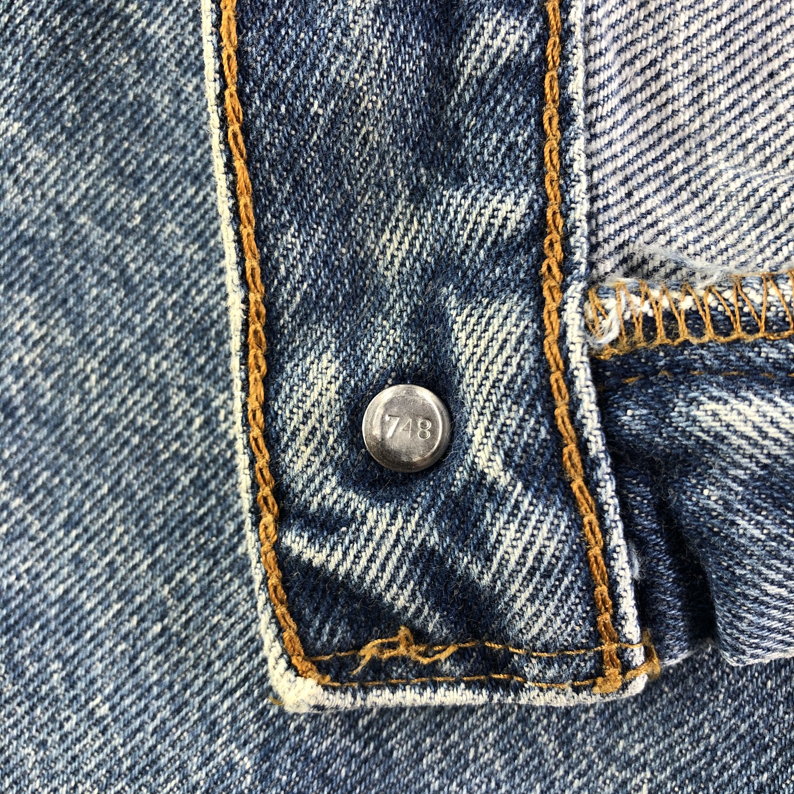 Levi's × Vintage 90s Vintage Orange Tab Levis 505 Jeans-JM3284 Size US 34 / EU 50 - 9 Thumbnail