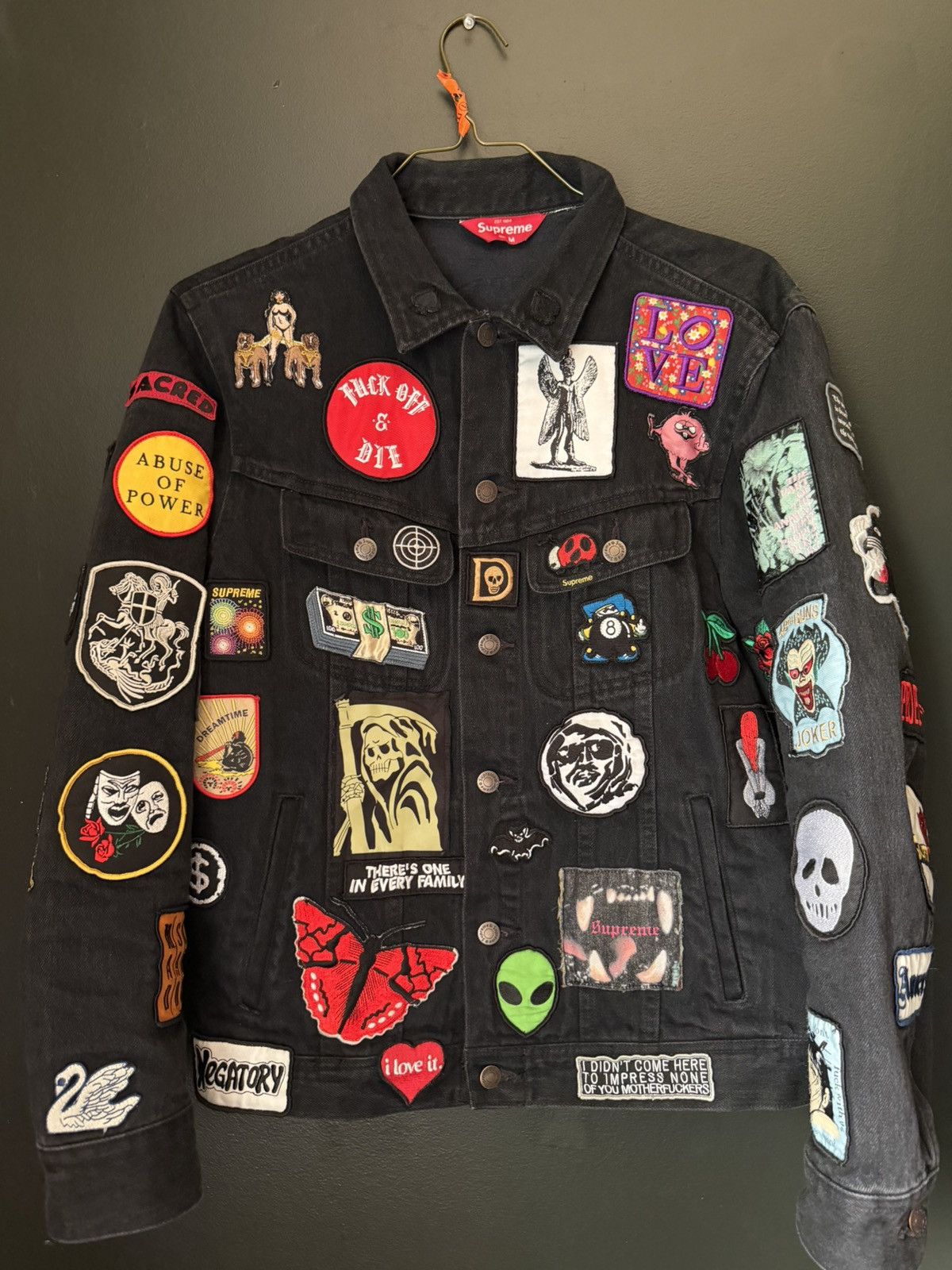 Supreme Supreme denim 666 Jacket | Grailed