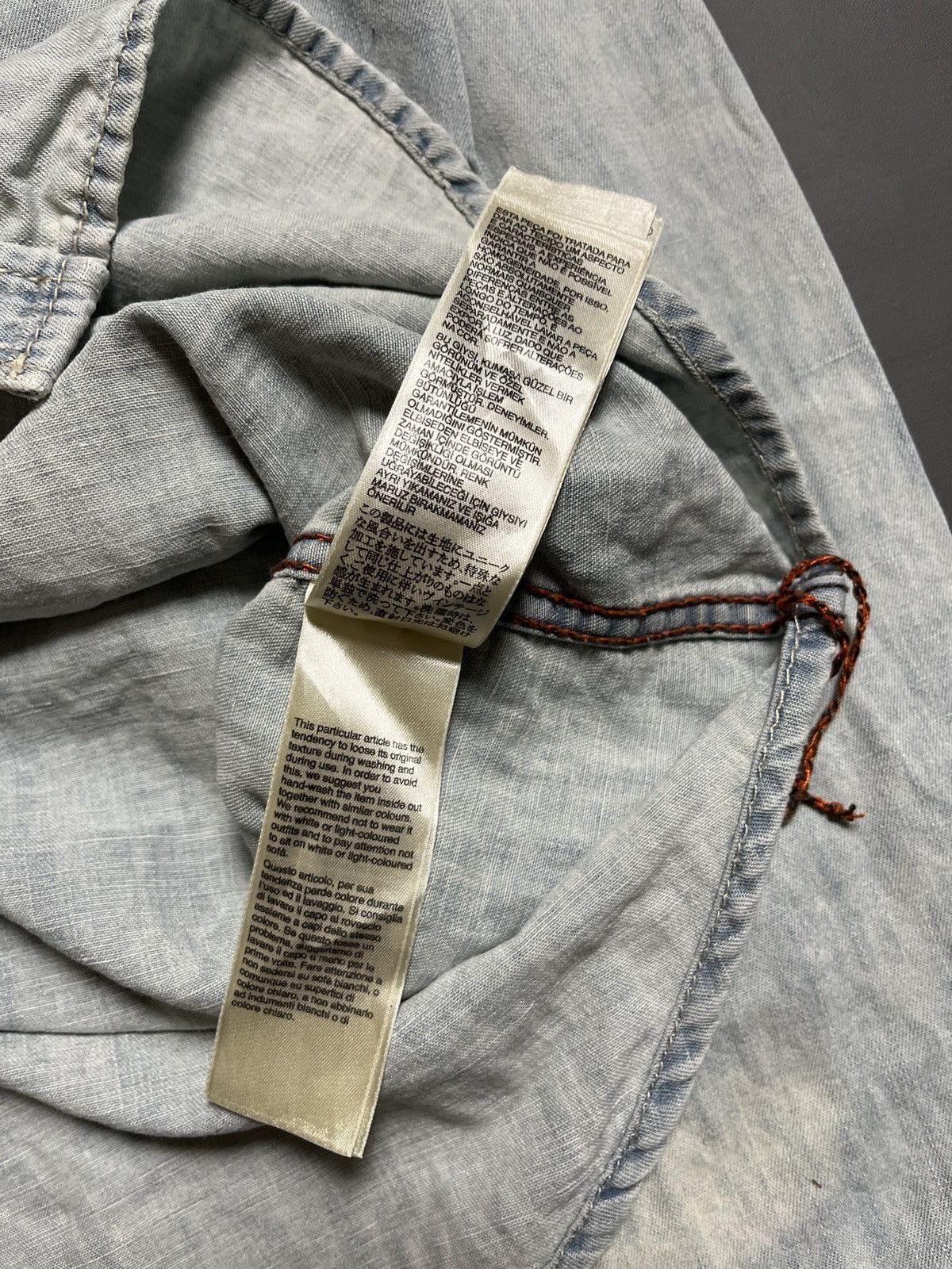 Diesel Diesel Western Denim Shirt Size US L / EU 52-54 / 3 - 11 Thumbnail
