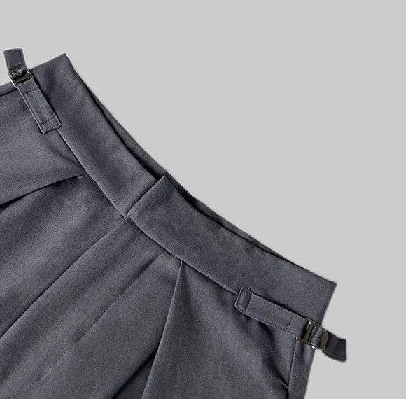 Japanese Brand × Vintage Cleanfit retro pleated buckle loose fit pants Size US 30 / EU 46 - 7 Thumbnail