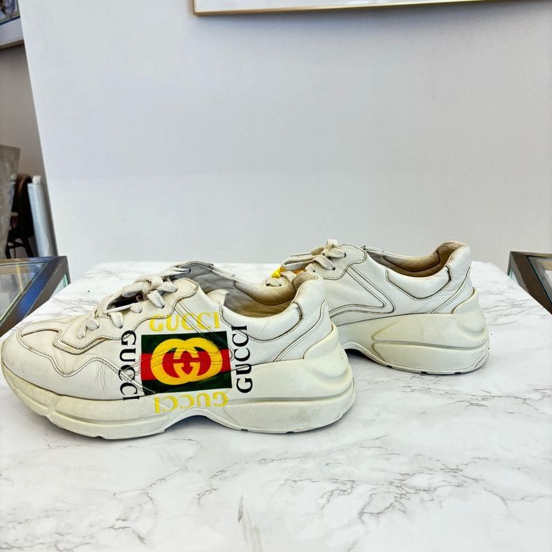 Gucci Gucci Rhyton Classic Logo Low-Top Sneakers - Size US 8.5 / EU 41-42 - 5 Thumbnail
