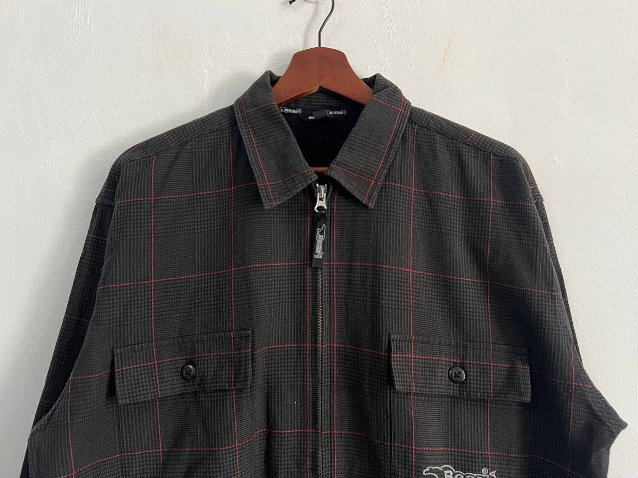 Vintage Bear Usa Pull Over Zipper Collar Camp Size US M / EU 48-50 / 2 - 3 Thumbnail