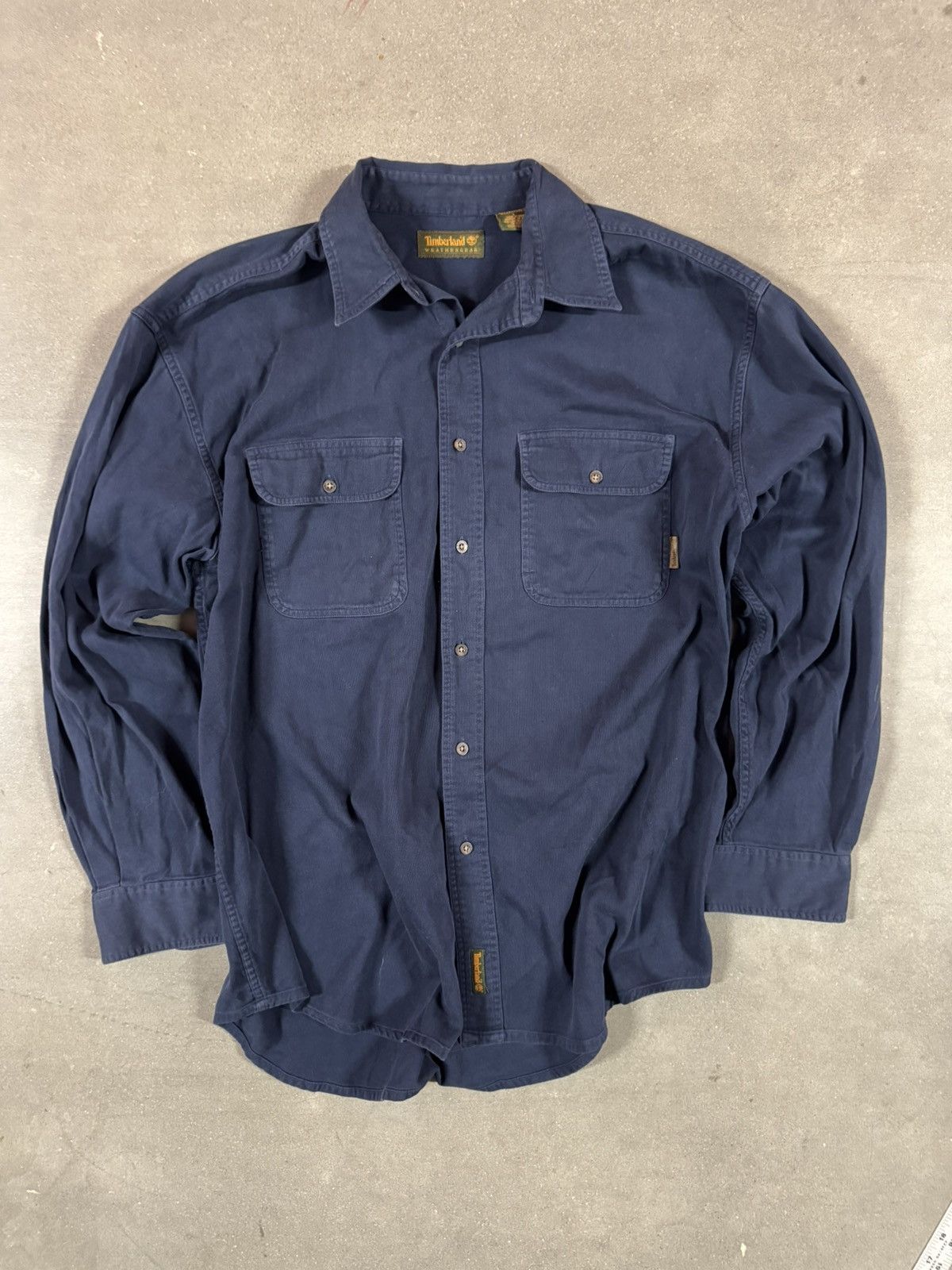 Timberland Vintage Timberland Chamois Shirt Size US L / EU 52-54 / 3 - 1 Thumbnail