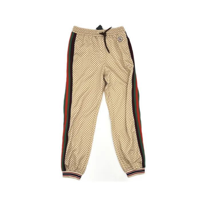 Gucci Gucci Beige Double G Logo Sweatpants for Women-2507 Size 23" - 8 Thumbnail