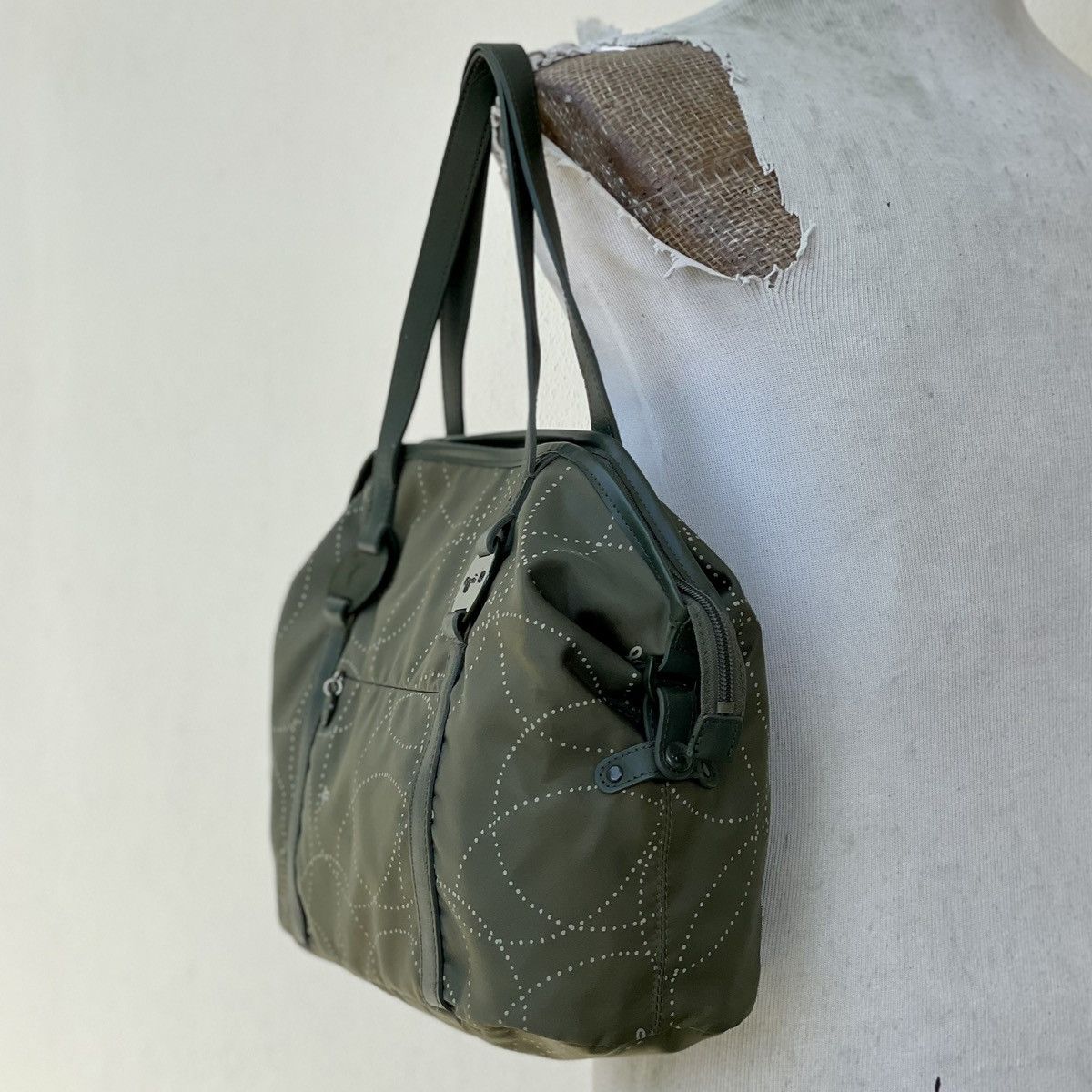 Designer × Japanese Brand × agnes b. 🔥 RARE GREEN ARMY AGNES B. TOTE BAG Size ONE SIZE - 5 Thumbnail