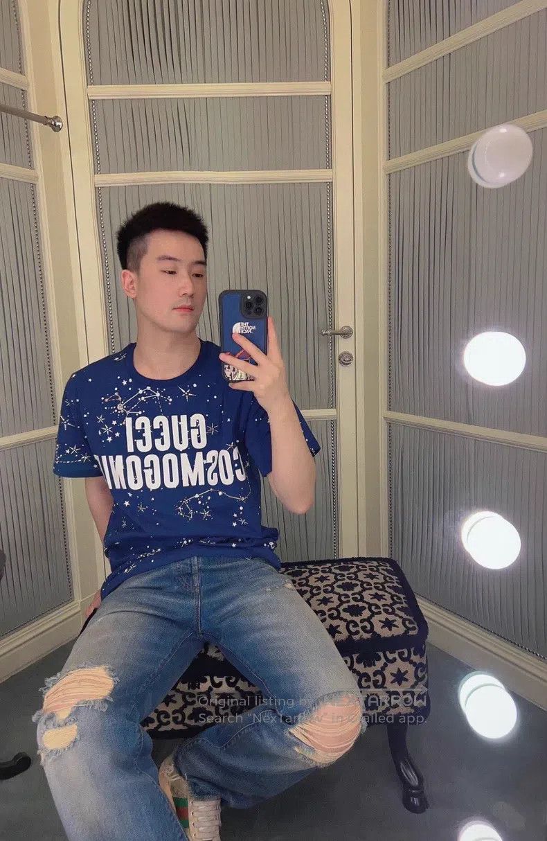 Gucci Gucci Constellation pattern printed round-neck pullover sh Size US S / EU 44-46 / 1 - 8 Thumbnail