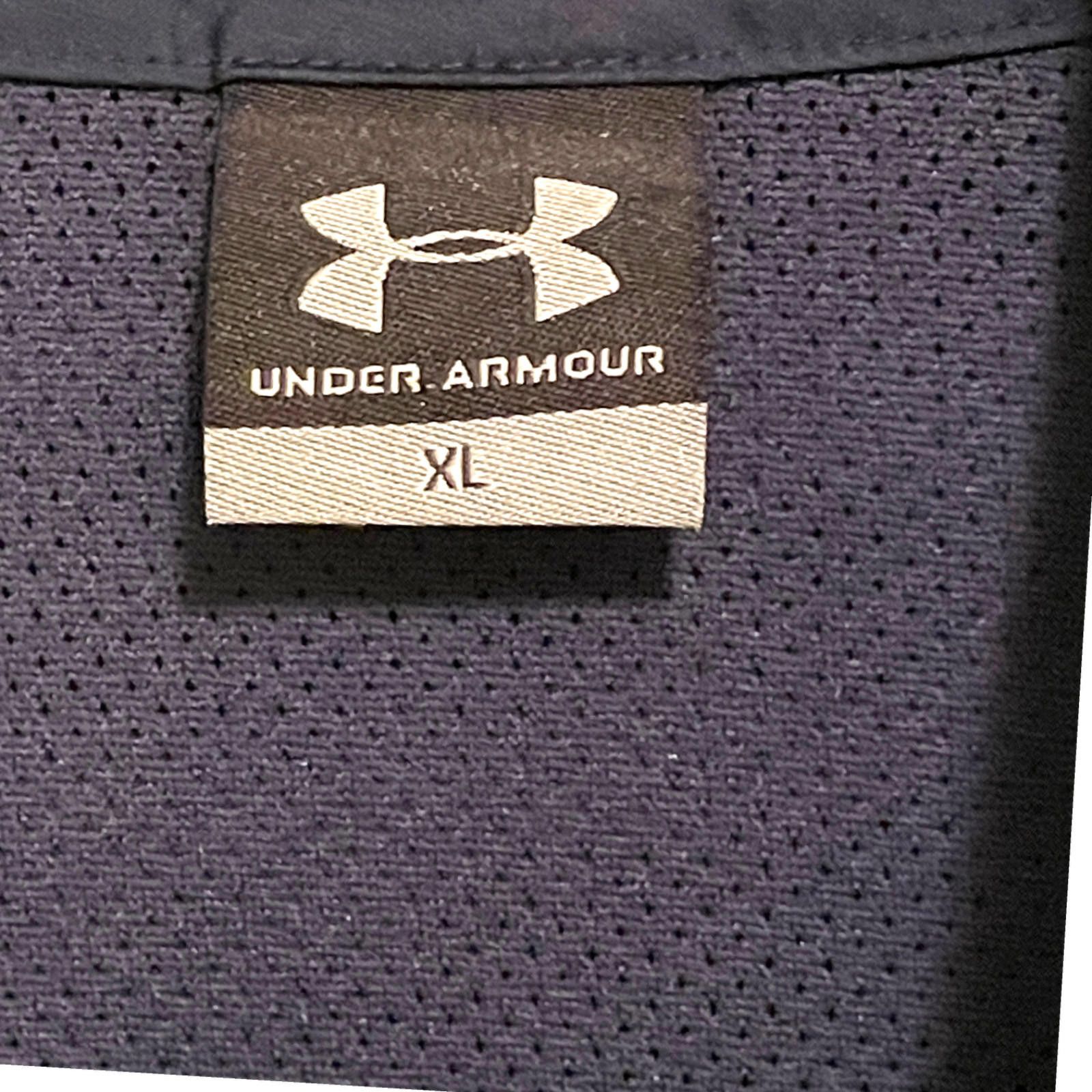 Under Armour Under Armour Men’s XL Lightweight Nylon Jacket Black White Size US XL / EU 56 / 4 - 4 Thumbnail