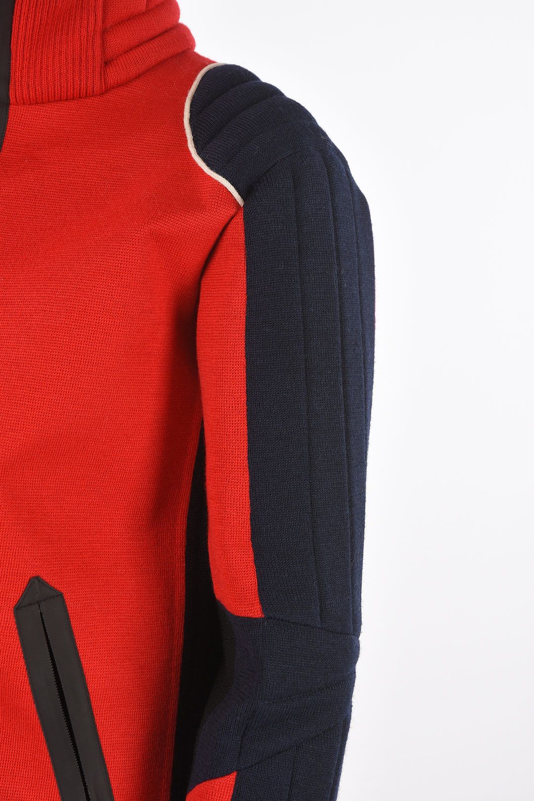 Maison Margiela og1mm1224 Turtleneck Jacket in Blue Red Size S / US 4 / IT 40 - 3 Thumbnail