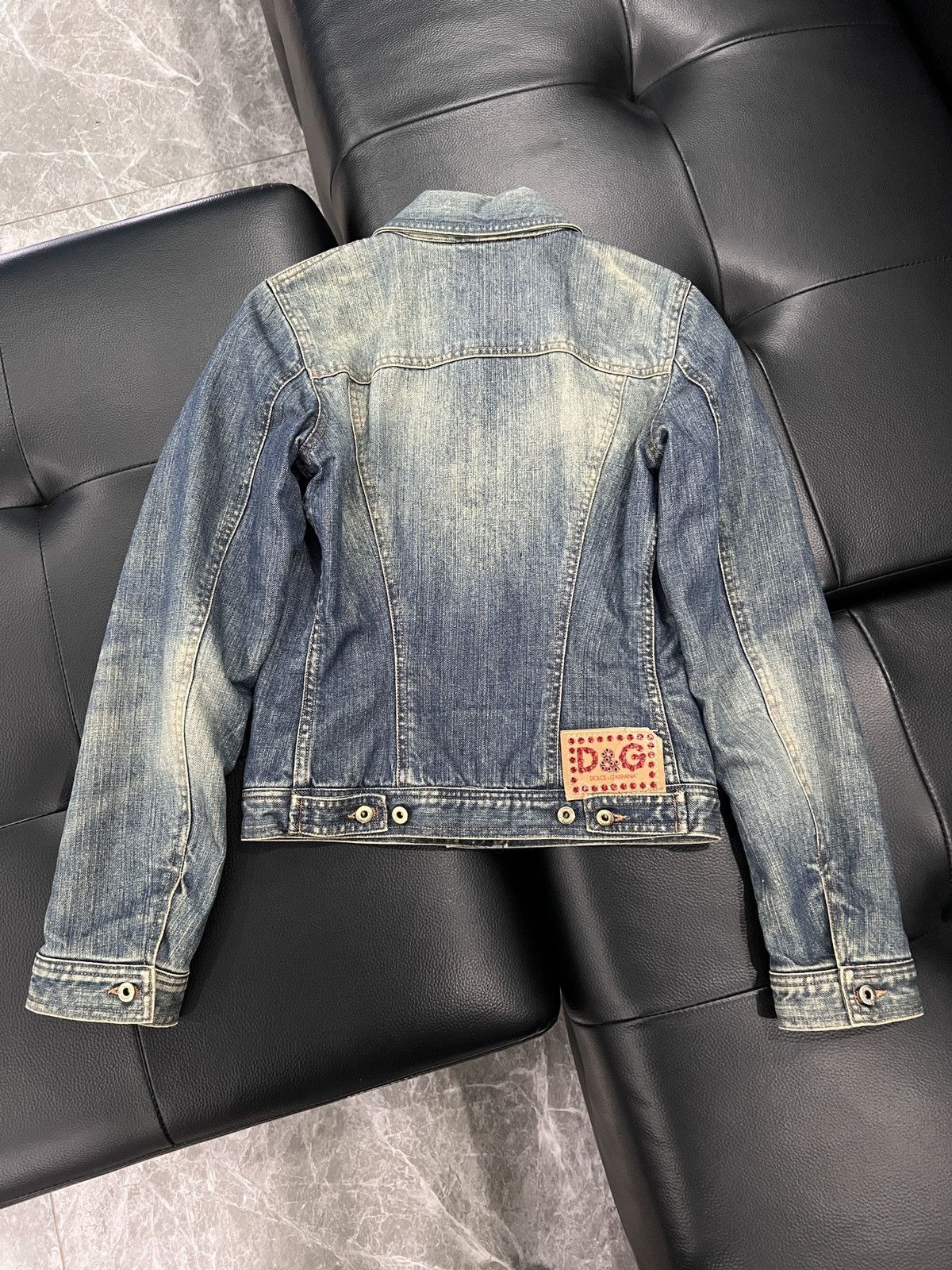 Dolce & Gabbana Dolce & Gabbana D&G 2004 Leopard Lined Denim Jacket Size US XS / EU 42 / 0 - 3 Thumbnail