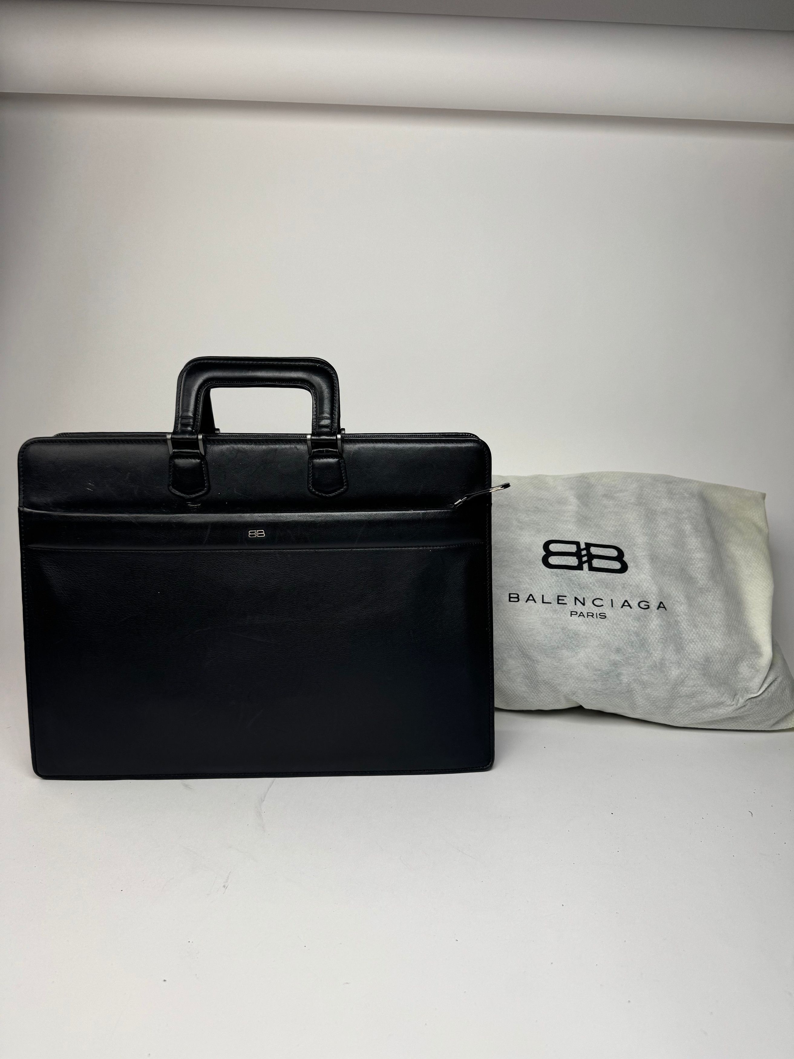 Other Vintage Balenciaga Leather Bag black Size ONE SIZE - 1 Thumbnail