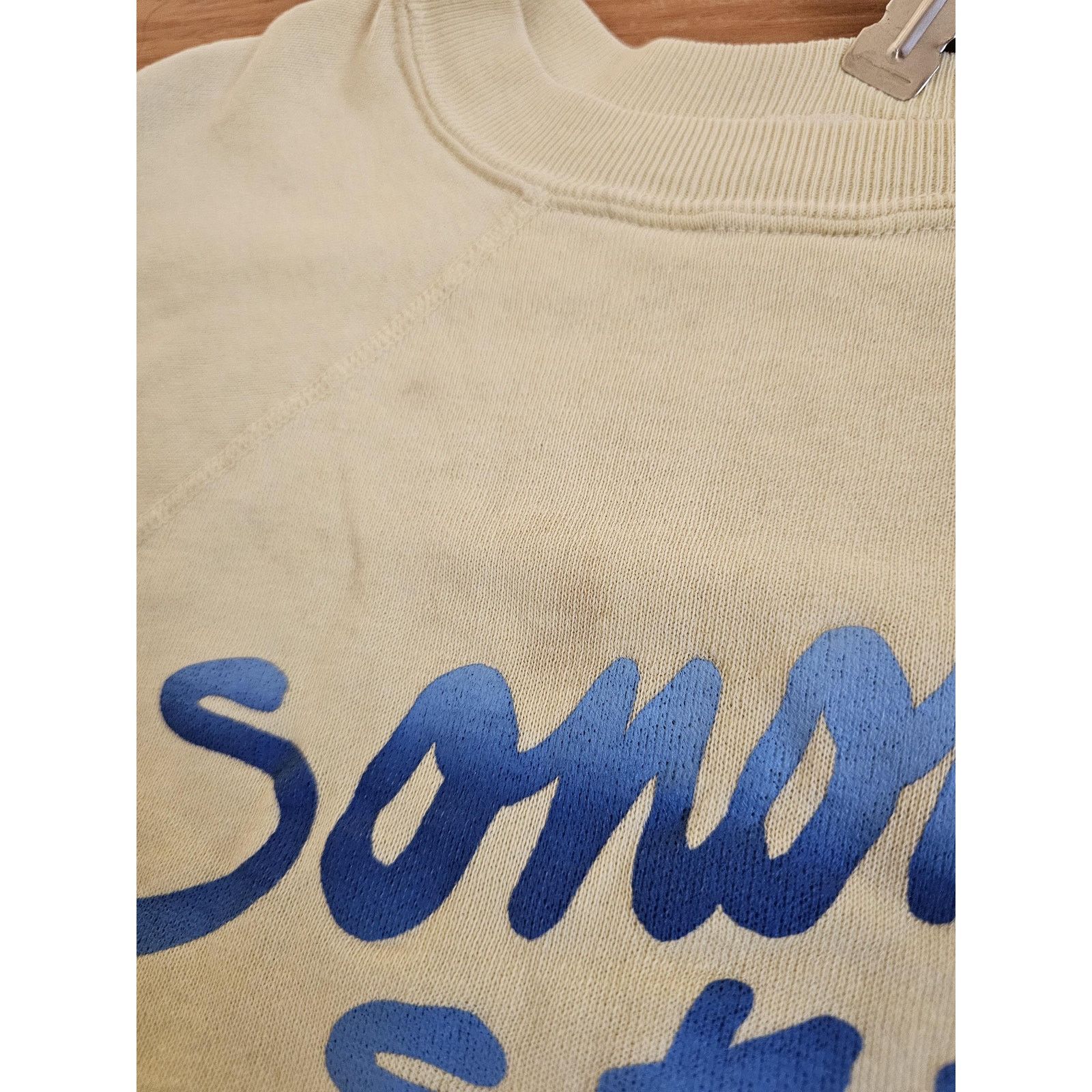 Other Sonoma State 50/50 Pastel Yellow Color Sweatshirt Sz S 1980s Size US S / EU 44-46 / 1 - 5 Thumbnail