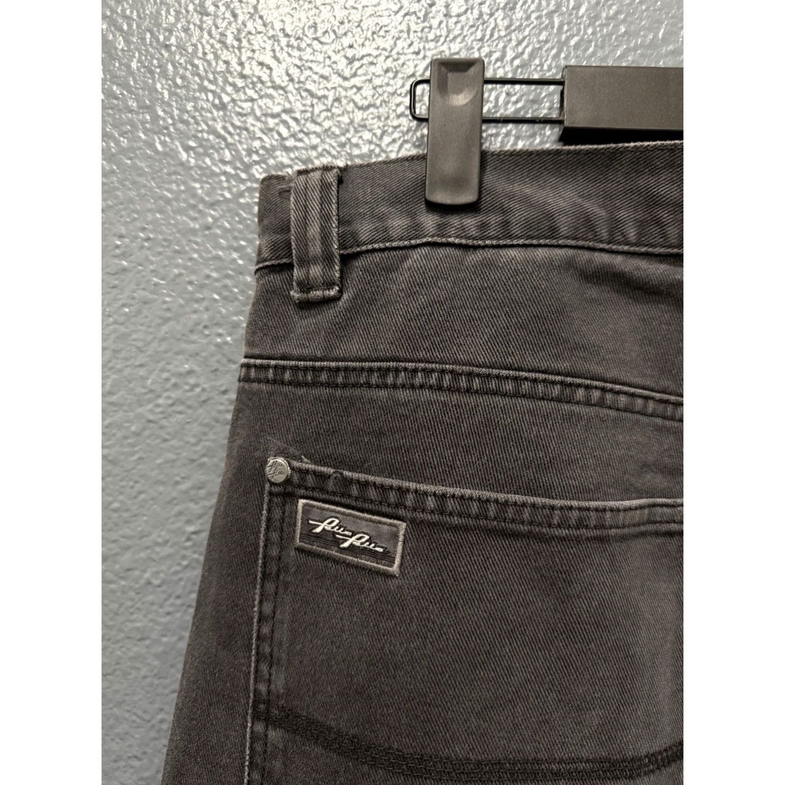 Pelle Pelle VINTAGE Pelle Pelle Jeans Co Denim Pants Size 36 Black Baggy Distressed Men’s Size US 36 / EU 52 - 6 Thumbnail