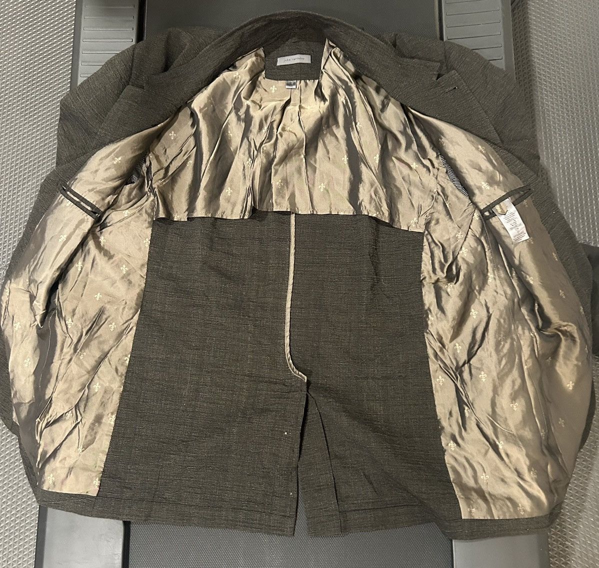 John Varvatos John Varvatos f22 Italy linen blend blazer avante garde ERD Size 54R - 5 Thumbnail