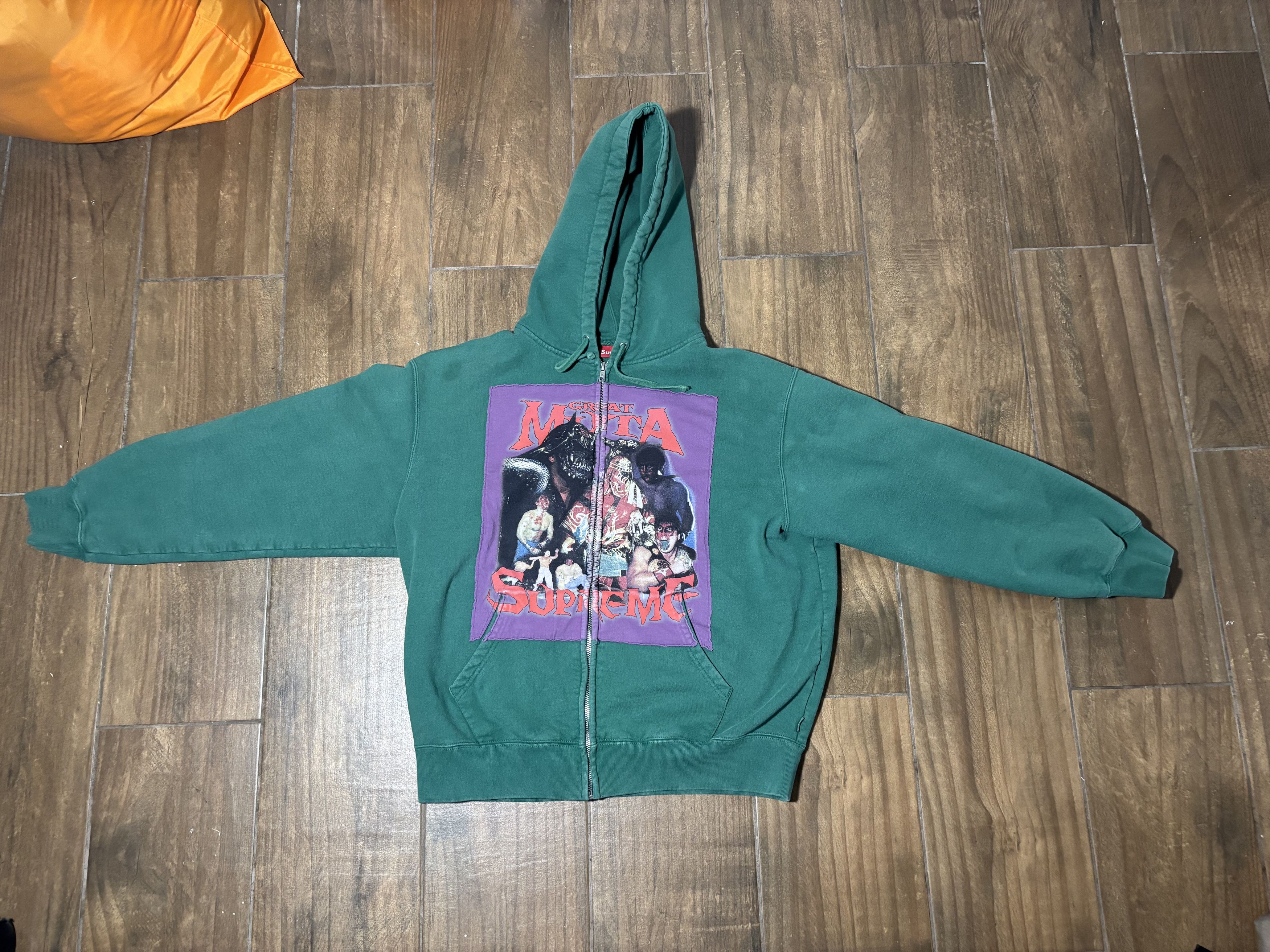 Supreme Supreme Green Muta Zip Up | Grailed