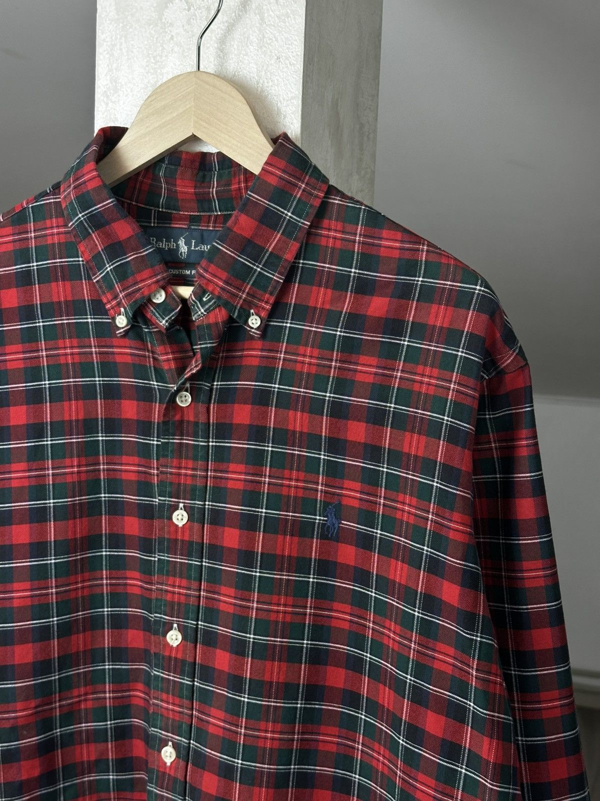 Ralph Lauren Vintage Polo Ralph Lauren Shirt Long Sleeve Check Size XL Size US XL / EU 56 / 4 - 4 Thumbnail