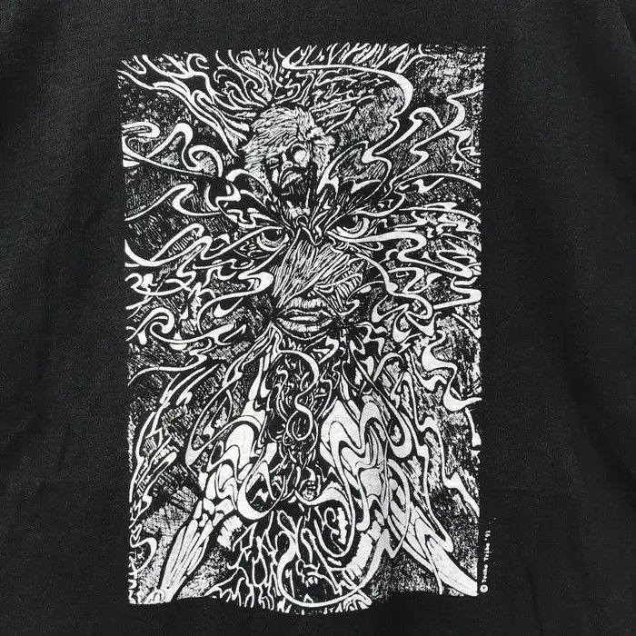 Hanes Vtg 1991 HORROR PAINTING JUNJI ITO Anime Manga Tee Shirt Size US M / EU 48-50 / 2 - 4 Thumbnail