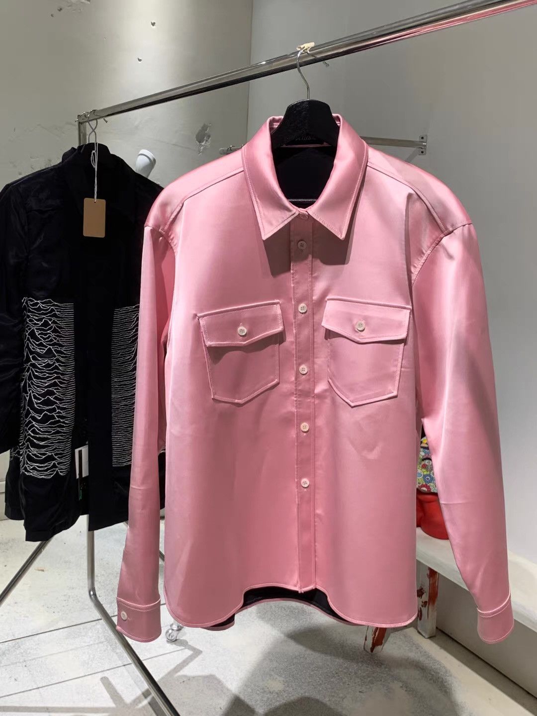 WE11DONE We11done Pearlescent Velvet Jacket As seen on Yang Mi Q13 Size US L / EU 52-54 / 3 - 3 Thumbnail