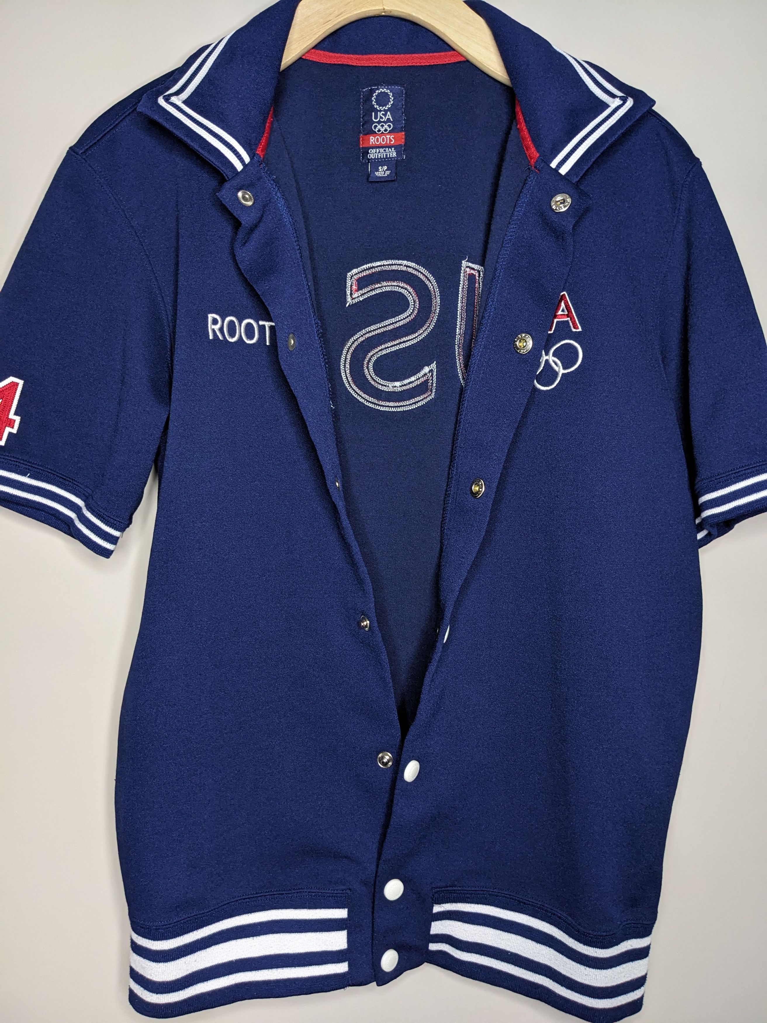 Roots VTG Roots USA 2004 Olympics Camp Shirt Button Snap Sz Small Size US S / EU 44-46 / 1 - 8 Thumbnail