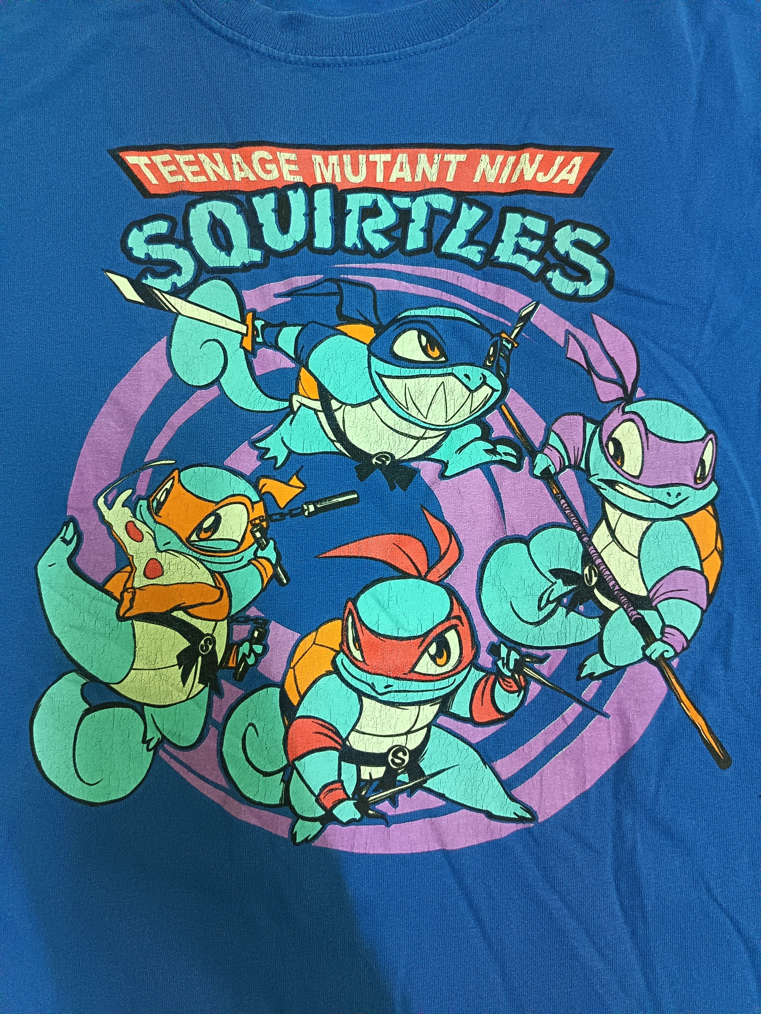 Canvas Teenage Mutant Ninja Squirtles T-shirt Size US L / EU 52-54 / 3 - 2 Thumbnail