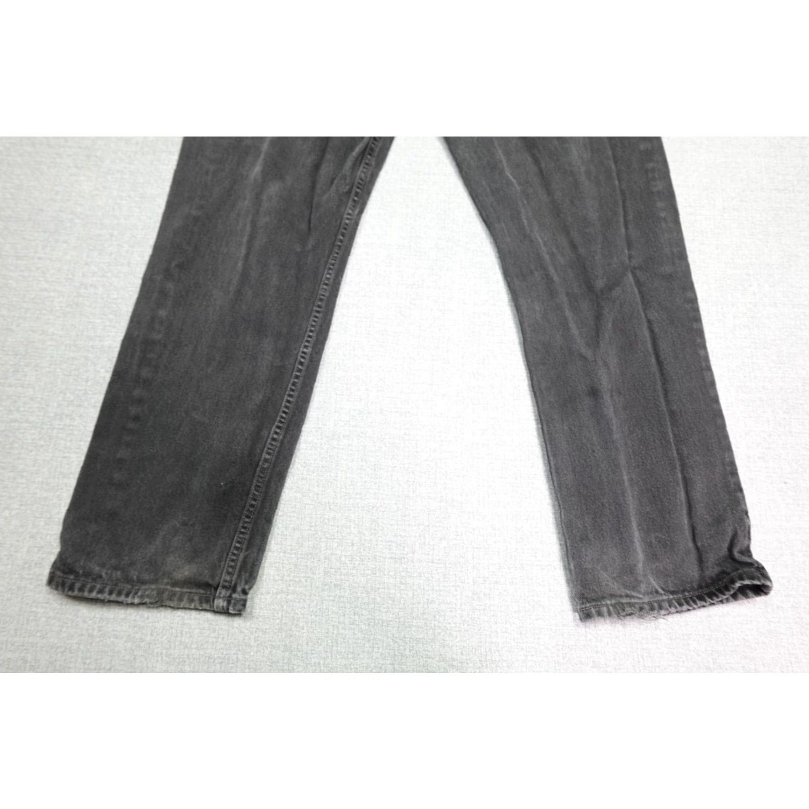 Levi's VINTAGE Levi's 505 Jeans Mens 38x30 Black Regular Fit Western Cowboy Rancher Jeans Size US 38 / EU 54 - 6 Thumbnail