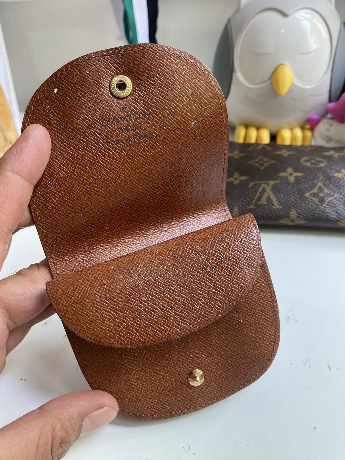 Vintage LOUIS VUITTON LV Porte Monnaie Guze Coin Purse Monogram Size ONE SIZE - 10 Thumbnail