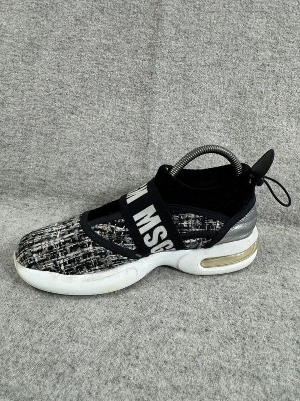 MSGM MSGM Italy Low Air Sneakers Silver Black White size 39 Size US 9 / IT 39 - 3 Thumbnail