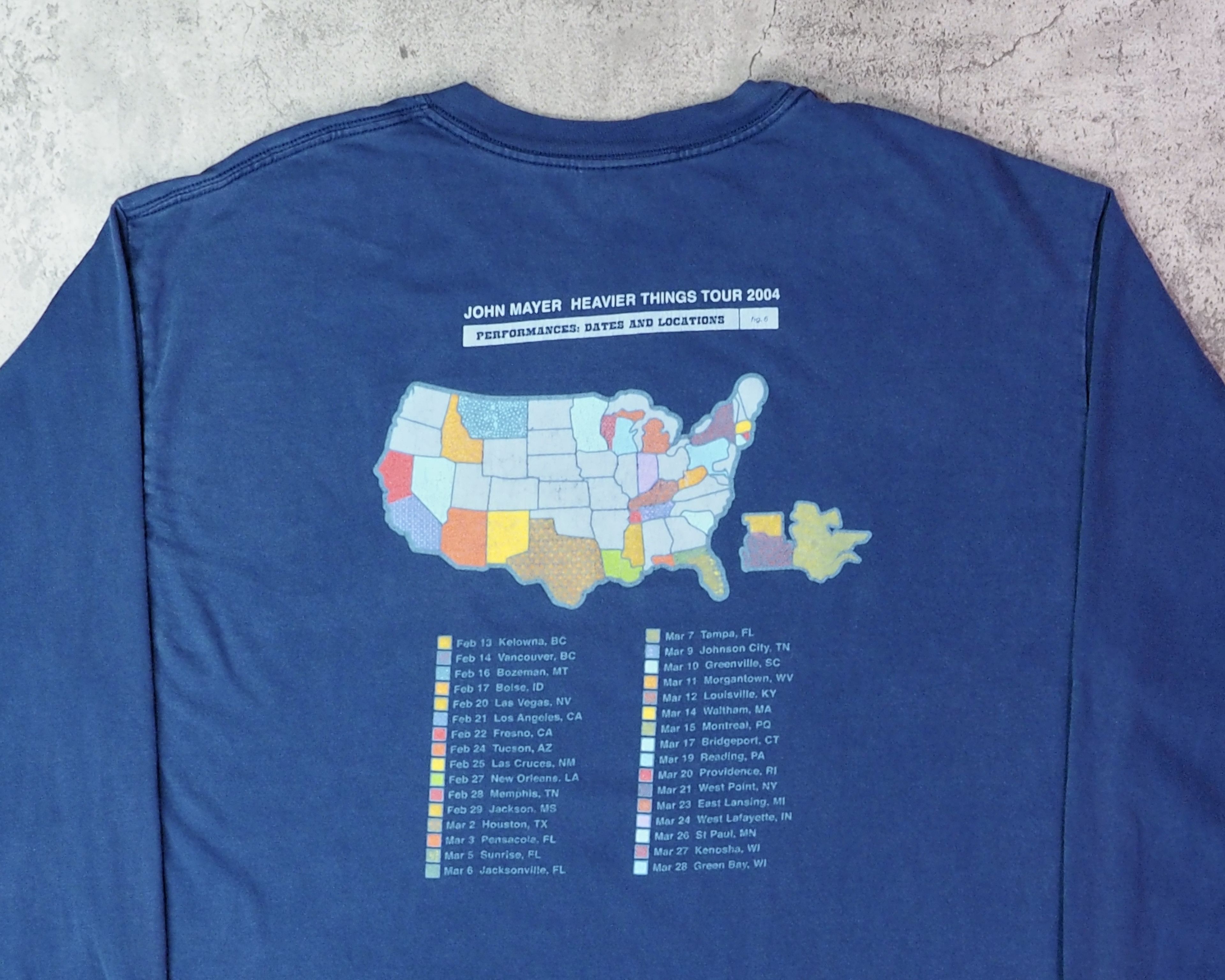 Vintage Vintage 2003 John Mayer Heavier Things Shirt Large Size US L / EU 52-54 / 3 - 8 Thumbnail