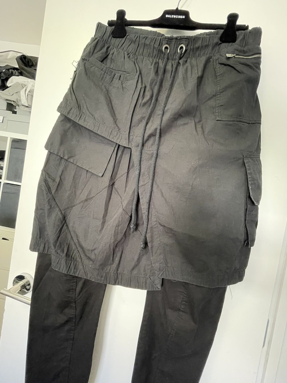 Minoar Layered Cargo Skirt Pants Size US 32 / EU 48 - 3 Thumbnail